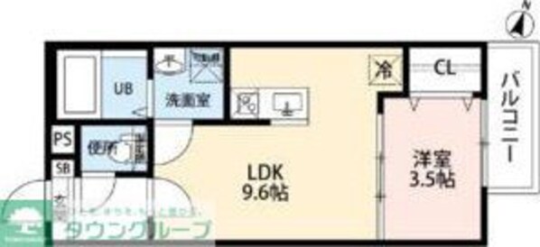 ラポート日比野の物件間取画像